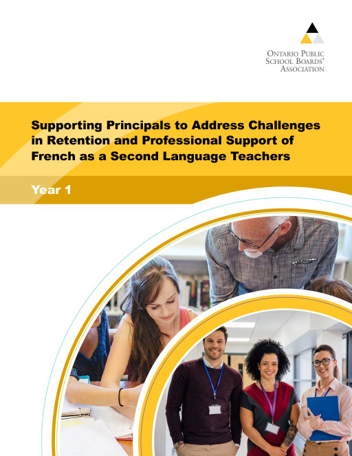 Supporting Principals to Address Challenges in Retention and Professional Support of French as a Second Language Teachers cover